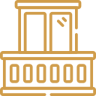 Select units feature a large balcony.