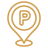 Complimentary off-street parking is offered to residents.